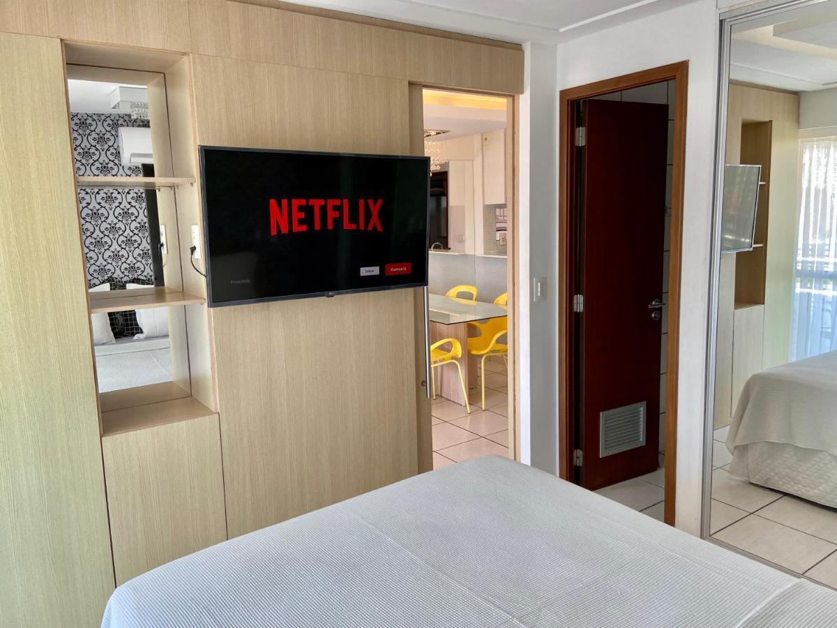 Apartamento 17º Andar Beira Mar Com 2 Quartos Форталеза Экстерьер фото