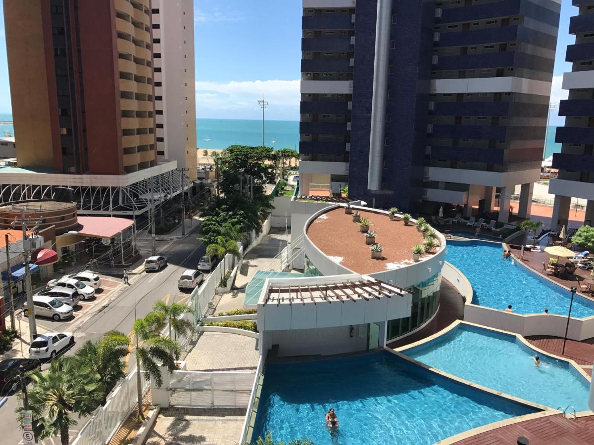 Apartamento 17º Andar Beira Mar Com 2 Quartos Форталеза Экстерьер фото