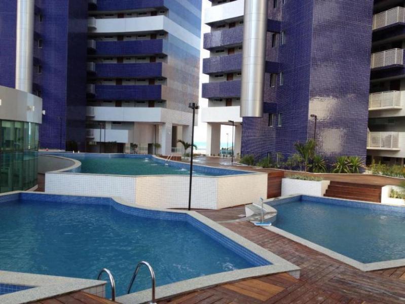 Apartamento 17º Andar Beira Mar Com 2 Quartos Форталеза Номер фото